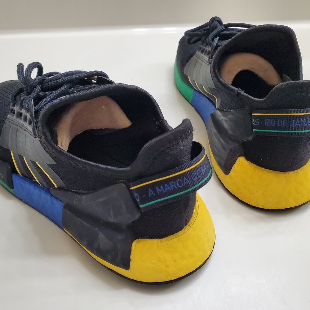 ADIDAS NMD R1 V2 GS Rio De Janeiro - Picture 7 of 13